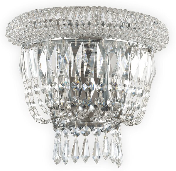 Ideal lux ® Аплик | DUBAI AP2 CROMO | E14 max 2 x 28W | IP20 - 207155