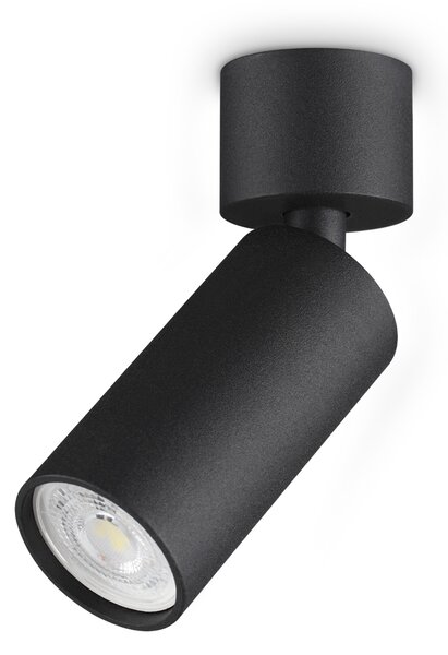 Ideal lux ® Аплик | DYNAMITE AP1 MINI ROUND NERO | GU10 max1 x 28W | IP20 - 347646