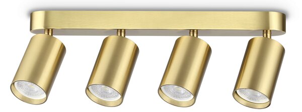 Ideal lux ® Спот | DYNAMITE PL4 LINEAR ROUND OTTONE | GU10 max4 x 28W | IP20 - 371351