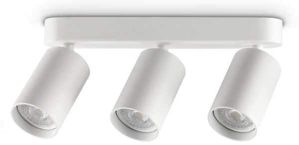 Ideal lux ® Спот | DYNAMITE PL3 LINEAR ROUND BIANCO | GU10 max3 x 28W | IP20 - 367408