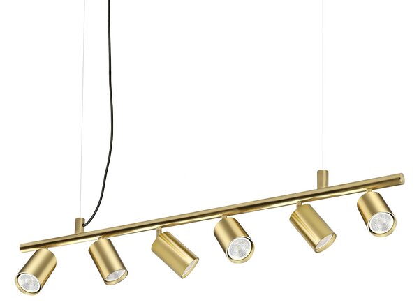 Ideal lux ® Полилей | DYNAMITE SP6 ROUND OTTONE | GU10 max6 x 28W | IP20 - 244648