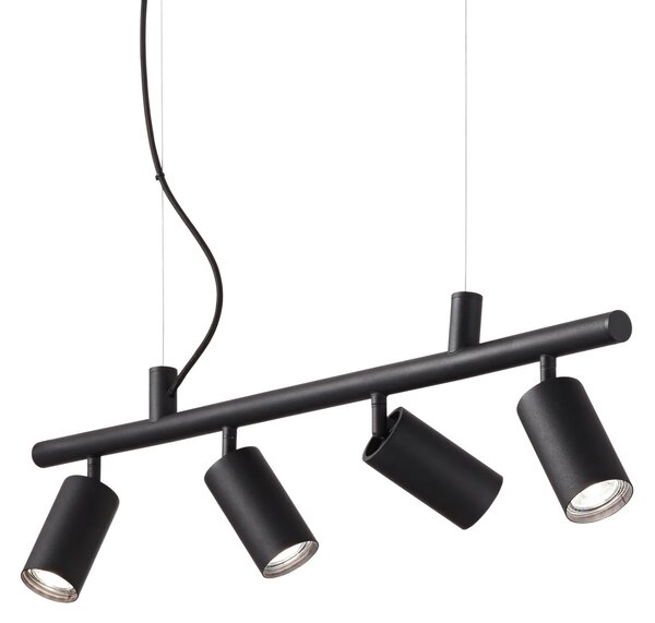 Ideal lux ® Полилей | DYNAMITE SP4 ROUND NERO | GU10 max4 x 28W | IP20 - 231341