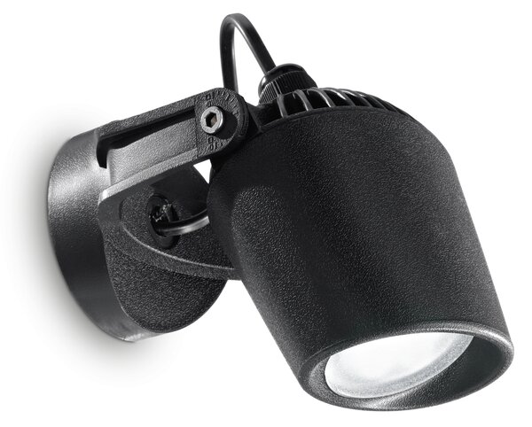Ideal lux ® Аплик | ELIO AP1 NERO | GU10 max 1 x 6W | IP66 - 096476