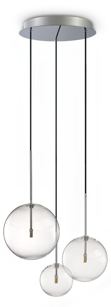 Ideal lux ® Полилей | EQUINOXE SP3 CROMO | G4 max 3 x 2W | IP20 - 339696