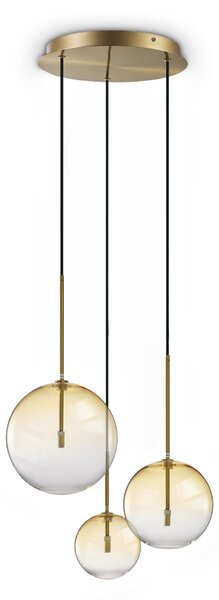 Ideal lux ® Полилей | EQUINOXE SP3 AMBRA SFUMATO | G4 max 3 x 2W | IP20 - 364827