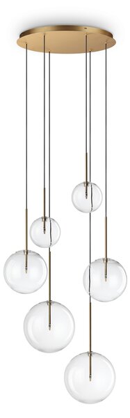 Ideal lux ® Полилей | EQUINOXE SP6 OTTONE | G4 max 6 x 2W | IP20 - 317243