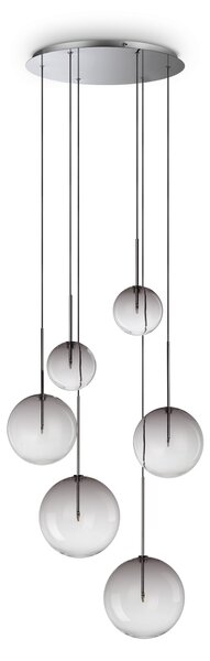 Ideal lux ® Полилей | EQUINOXE SP6 FUME' SFUMATO | G4 max 6 x 2W | IP20 - 345413