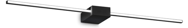Ideal lux ® Аплик | ESSENCE AP SQUARE D075 LUCE DIR. NERO 3000K | LED 12W | IP20 - 311760