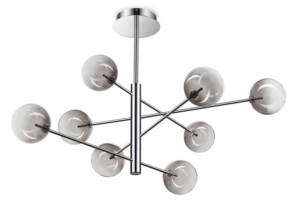 Ideal lux ® Полилей | EQUINOXE SP8 FUME' SFUMATO | G4 max 8 x 2W | IP20 - 345437