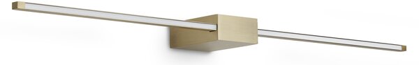 Ideal lux ® Аплик | ESSENCE AP SQUARE D075 LUCE DIR. OTTONE 3000K | LED 12W | IP20 - 371689