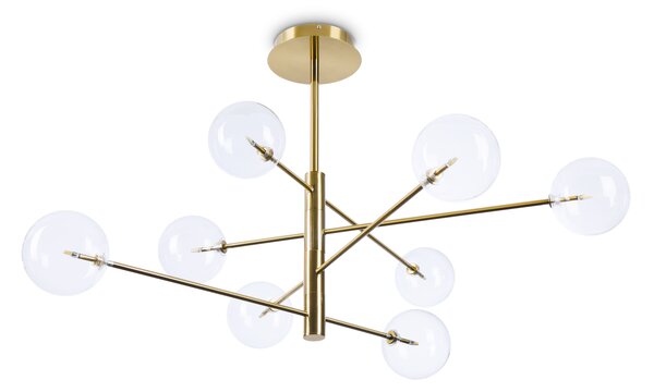 Ideal lux ® Полилей | EQUINOXE SP8 OTTONE | G4 max 8 x 2W | IP20 - 275215