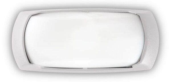 Ideal lux ® Аплик | FELIX-2 AP1 BIANCO | E27 max 1 x 23W | IP66 - 123776