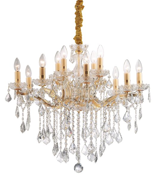 Ideal lux ® Полилей | FLORIAN SP12 ORO | E14 max 12 x 40W | IP20 - 035611