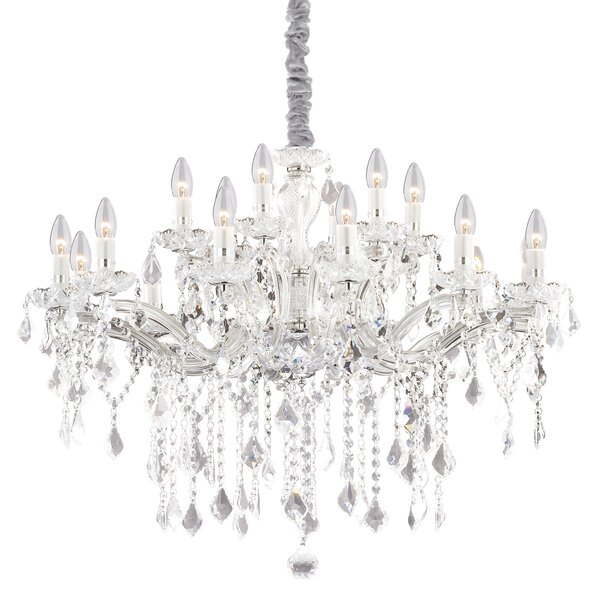 Ideal lux ® Полилей | FLORIAN SP18 CROMO | E14 max 18 x 40W | IP20 - 075150