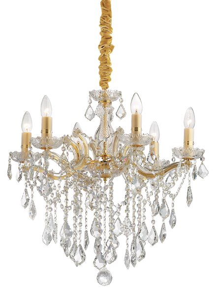 Ideal lux ® Полилей | FLORIAN SP6 ORO | E14 max 6 x 40W | IP20 - 035635