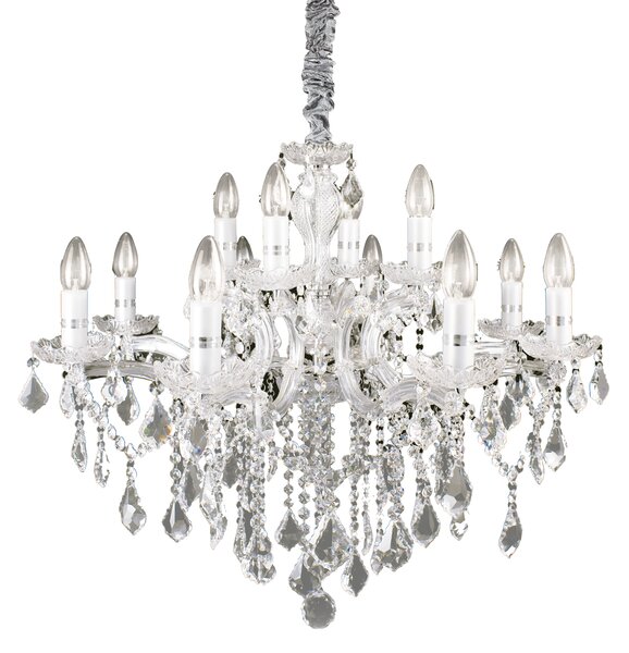 Ideal lux ® Полилей | FLORIAN SP12 CROMO | E14 max 12 x 40W | IP20 - 035604