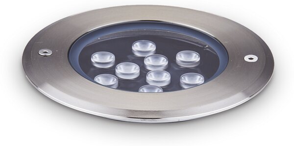 Ideal lux ® LED луна за под | FLOOR PT D14 | LED 12W | IP67 - 255682