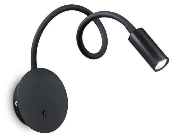 Ideal lux ® Аплик | FOCUS-2 AP NERO | LED 3,5W | IP20 - 203195