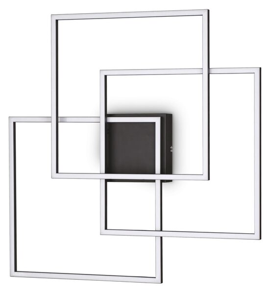 Ideal lux ® Плафон | FRAME PL QUADRATO NERO 3000K | LED 33W | IP20 - 270678