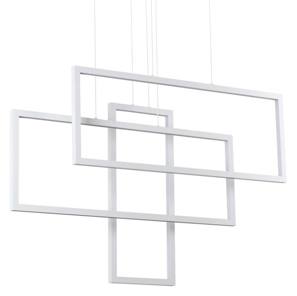 Ideal lux ® Полилей | FRAME SP RETTANGOLO BIANCO 3000K | LED 93W | IP20 - 253589
