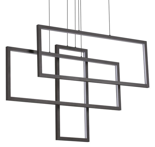 Ideal lux ® Полилей | FRAME SP RETTANGOLO NERO 3000K | LED 93W | IP20 - 269382