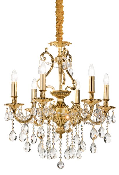 Ideal lux ® Полилей | GIOCONDA SP6 ORO | E14 max 6 x 40W | IP20 - 060507