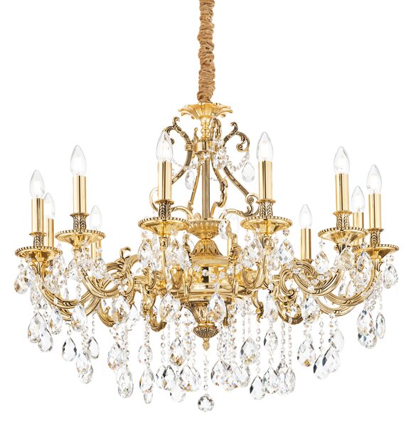 Ideal lux ® Полилей | GIOCONDA SP12 ORO | E14 max 12 x 40W | IP20 - 164960