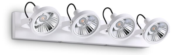 Ideal lux ® Спот | GLIM PL4 BIANCO | GU10 max 4 x 50W | IP20 - 200217