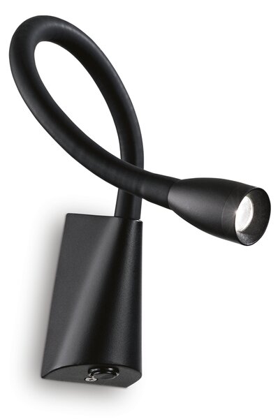 Ideal lux ® Аплик | GOOSE AP NERO | LED 3W | IP20 - 142692