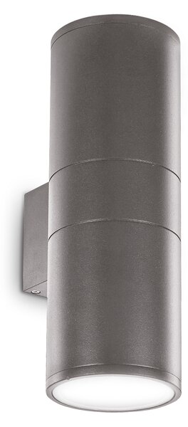 Ideal lux ® Аплик | GUN AP2 BIG ANTRACITE | E27 max 2 x 60W | IP54 - 236858