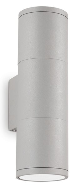 Ideal lux ® Аплик | GUN AP2 SMALL GRIGIO | GU10 max 2 x 35W | IP44 - 163628