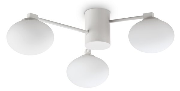 Ideal lux ® Плафон | HERMES PL3 D60 BIANCO | G9 max 3 x 28W | IP20 - 322667