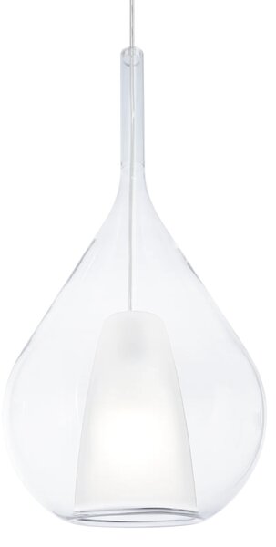 Ideal lux ® Пендел | KALIQUE-3 SP1 D28 TRASPARENTE | E27 max 1 x 42W | IP20 - 359793