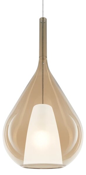 Ideal lux ® Пендел | KALIQUE-3 SP1 D28 AMBRA | E27 max 1 x 42W | IP20 - 359748