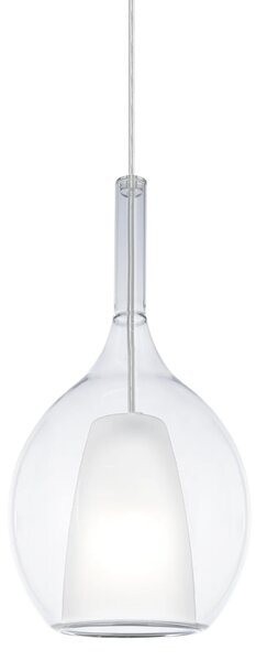 Ideal lux ® Пендел | KALIQUE-2 SP1 D18 TRASPARENTE | E27 max 1 x 42W | IP20 - 360034
