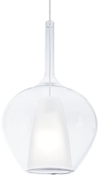 Ideal lux ® Пендел | KALIQUE-1 SP1 D28 TRASPARENTE | E27 max 1 x 42W | IP20 - 359571