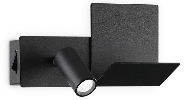 Ideal lux ® Аплик | KOMODO-1 AP NERO | 4,5W | IP20 - 291796
