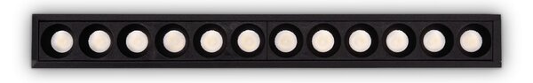 Ideal lux ® LED луна | LIKA FI SLIM 20W 3000K NERO | 20W | IP20 - 305837