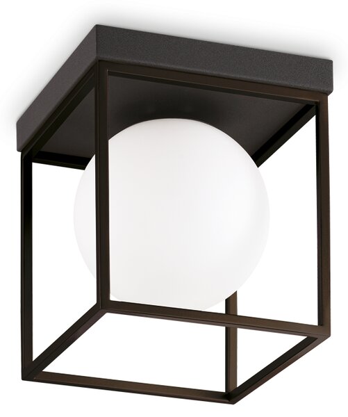 Ideal lux ® Плафон | LINGOTTO PL1 NERO | E14 max 1 x 28W | IP20 - 327853