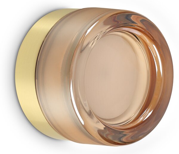 Ideal lux ® Аплик | LOLLY AP1 AMBRA | GX53 max 1 x 9W | IP44 - 354637