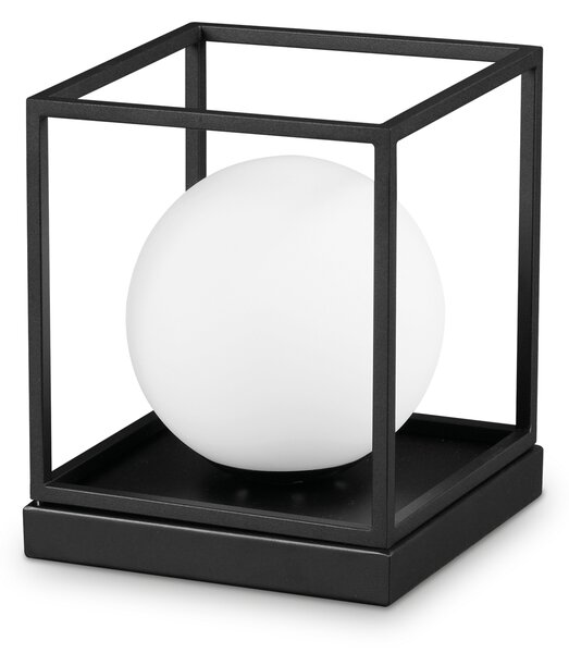 Ideal lux ® Настолна лампа | LINGOTTO TL1 BIG NERO | E14 max 1 x 28W | IP20 - 327877