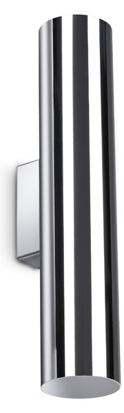 Ideal lux ® Аплик | LOOK AP2 ROUND D60 H300 CROMO | GU10 max2 x 28W | IP20 - 352961