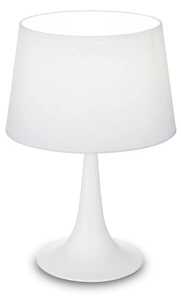 Ideal lux ® Настолна лампа | LONDON TL1 BIANCO | E27 max 1 x 60W | IP20 - 110530