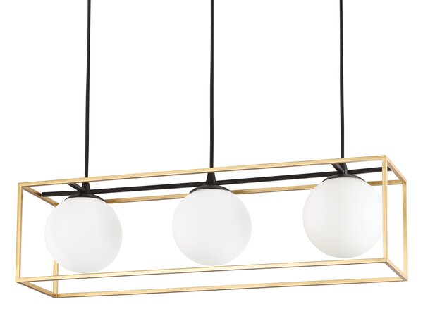 Ideal lux ® Пендел | LINGOTTO SP3 OTTONE | E14 max 3 x 28W | IP20 - 198125
