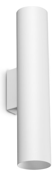 Ideal lux ® Аплик | LOOK AP2 ROUND D60 H300 BIANCO | GU10 max2 x 28W | IP20 - 370033