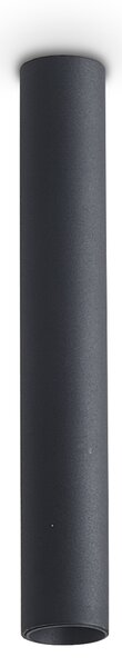 Ideal lux ® Плафон | LOOK LED PL1 ROUND D30 H200 ON-OFF NERO 3000K | 5W | IP20 - 353319