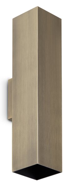 Ideal lux ® Аплик | LOOK AP2 SQUARE D60 H300 BRUNITO | GU10 max2 x 28W | IP20 - 370392