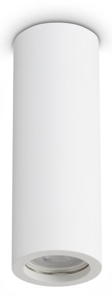 Ideal lux ® Спот | LOOK PL1 ROUND D70 H200 GESSO | GU10 max1 x 28W | IP20 - 355740