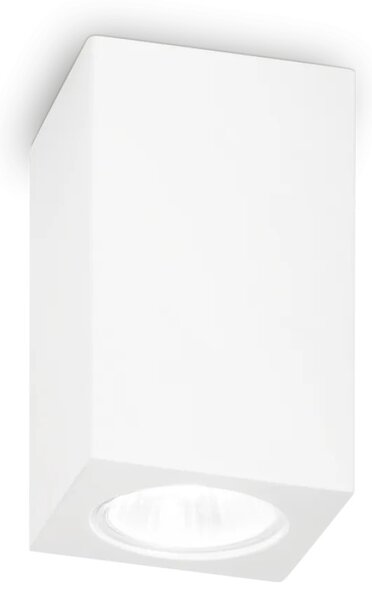 Ideal lux ® Спот | LOOK PL1 SQUARE D70 H110 GESSO | GU10 max 1 x 35W | IP20 - 155791