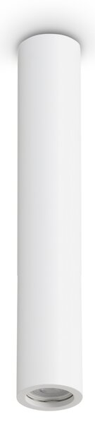 Ideal lux ® Спот | LOOK PL1 ROUND D70 H400 GESSO | GU10 max1 x 28W | IP20 - 371436
